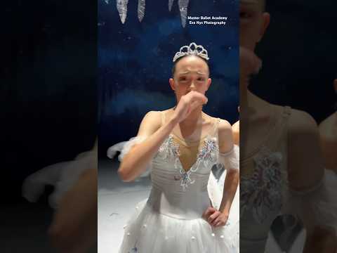 the reality of snow scene ❄️🩰 #ballet #nutcracker #shorts