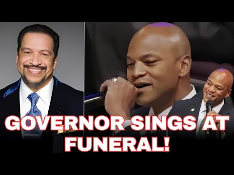Governor Wes Moore STUNS audience when he SINGS at Homegoing for Richard Smallwood | #Inspirational