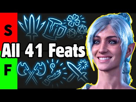 BEST FEATS in Baldur's Gate 3 TIER LIST