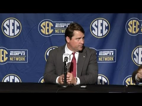 Muschamp at SEC Media Days