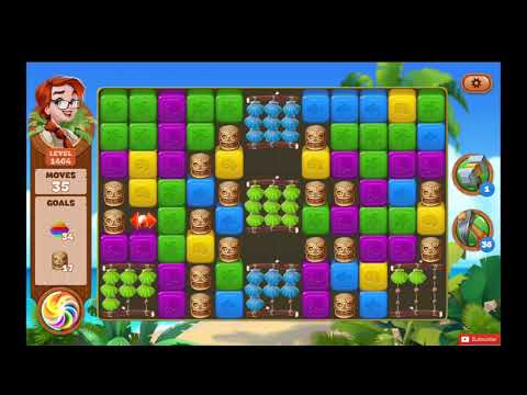 Lost Island Blast Adventure Level 1464 NO BOOSTERS - A S GAMING ✔