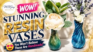 Stunning Resin Vases DIY ✨ Elegant Home Décor You’ll Want to Make!