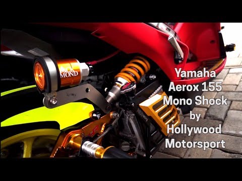  Modifikasi Yamaha Aerox 155 Kuning Pakai Upside Down Dan 