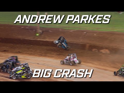 Compact Speedcars: Andrew Parkes Crash - Archerfield Speedway