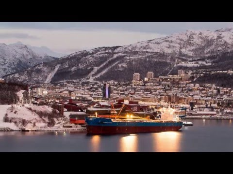 Narvik Winter TIMELAPSE