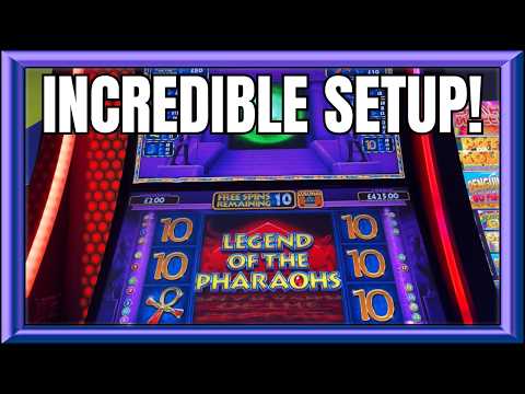 The BEST Setup On Legend Of The Pharaohs??? | £1000 FOBT Ticket Challenge 🎰 