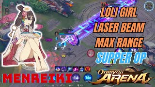 Onmyoji Arena | Menreiki | Loli Girl With Laser Beam | Season 22