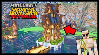 EASY! Medieval Iron Farm TUTORIAL | Minecraft
