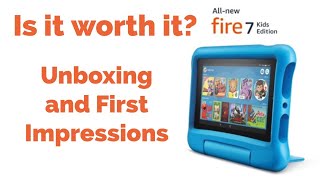Amazon Fire 7 Kids Edition (New 2019 Model) - Unboxing and First Impressions