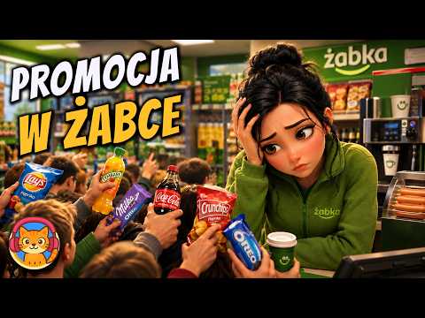 Promocja w Żabce i Zmęczona Sprzedawczyni. - okładka bajki audio
