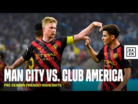 DE BRUYNE AT THE DOUBLE | Manchester City vs. Club America Pre-Season Friendly Highlights