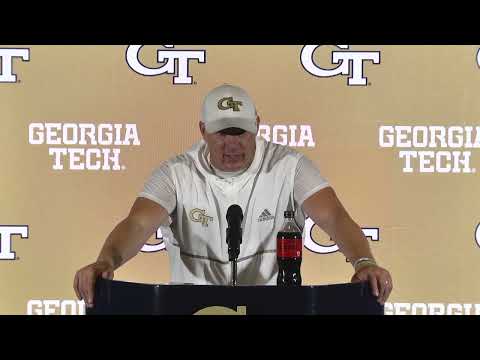 GT Football: #WCUvsGT Coach Collins Postgame Press Conference