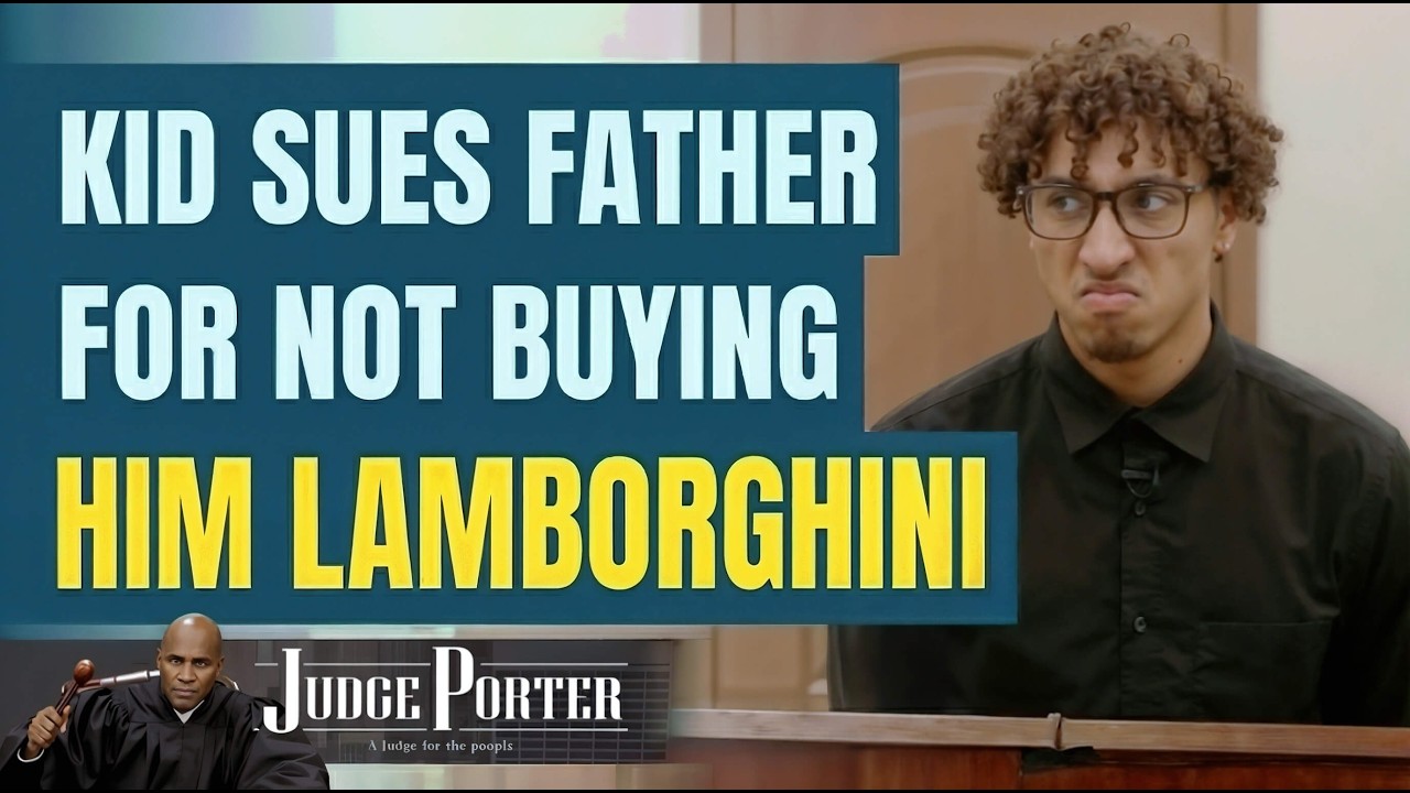 Kid Sues His Own Father For Not Buying Him Expensive Car.