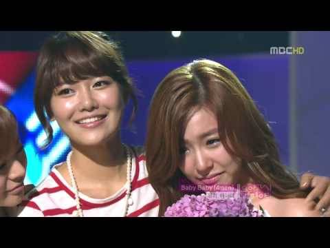 [HD] 100731 Music Core Goodbye Stage Yuri & Tiffany Baby Baby