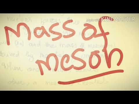 Application of  Uncertainty Principle Mass of meson