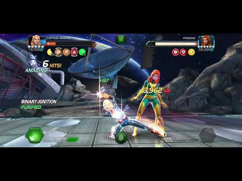 Cap Marvel vs 6.4.4 Icarus (Phoenix)