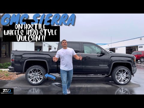 GMC SIERRA on a set of HOSTILE WHEELS H120 "VULCAN" & RBP TIRES!! CHECK THIS OUT!!