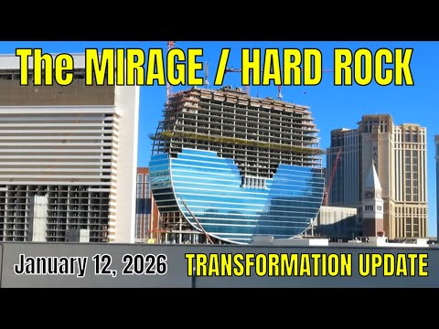 Umbau des Mirage zum Hard Rock Hotel – Update vom 01.12.2026