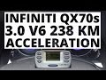 Infiniti QX70s 3.0 V6 238 hp (AT) - acceleration 0-100 km/h