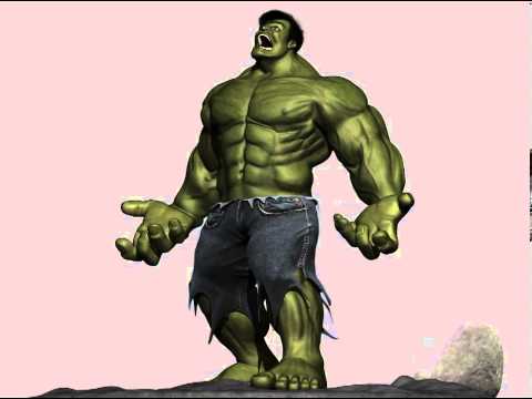Modelo 3D The incredible Hulk