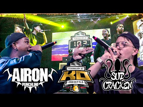 AIRON vs SUB CRACKEN | K.O Federación De Freestyle | Fecha ll 🥊