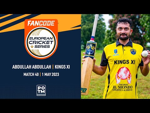 POTM: A.Abdullah - JIB vs KIN-XI | Highlights | FanCode ECS Milan | 01 May 2023 | ECS23.277