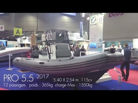 Zodiac Pro 5.5 Présentation Salon Nautic Paris