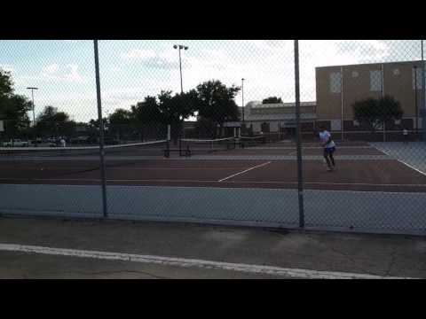 Tennis match 2014 I won!