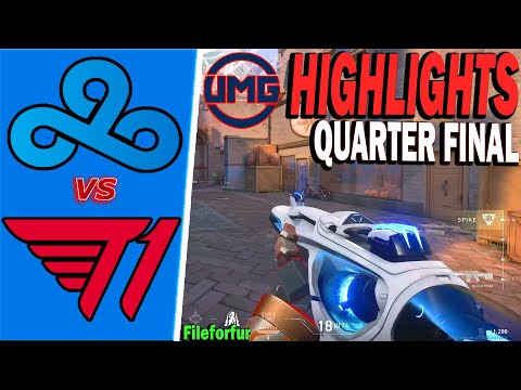 T1 vs Cloud9 | HIGHLIGHTS | QUARTER FINAL | First Strike North America - UMG Closed Qualifier BO3