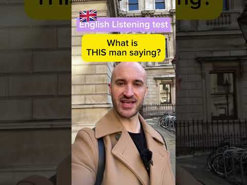 What did he say?! VERY BRITISH English listening test #english #papateachme #englishlistening