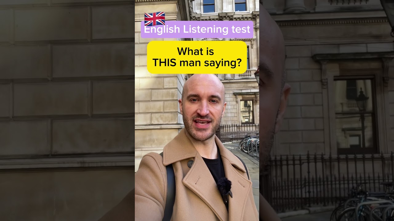 What did he say?! VERY BRITISH English listening test #english #papateachme #englishlistening