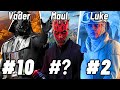 Ranking ALL Battlefront 2 Heroes Villains From WORST To BEST