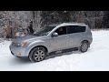 Mitsubishi Outlander II snow test - 2WD vs 4WD