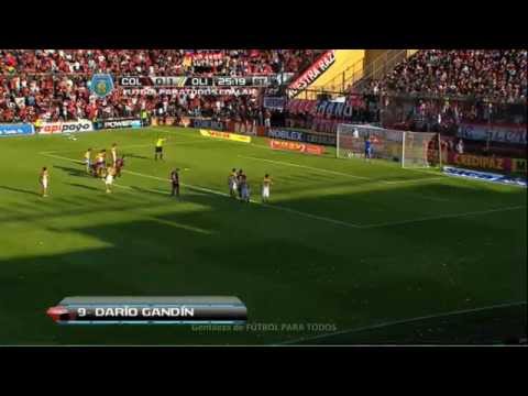 Gol de Gandín. Colón 1 - Olimpo 1. Fecha 19. Torneo Final 2014. FPT