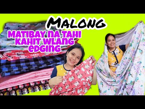 EASIEST WAY TO SEW MALONG/SARONG STEP BY STEP TUTORIAL