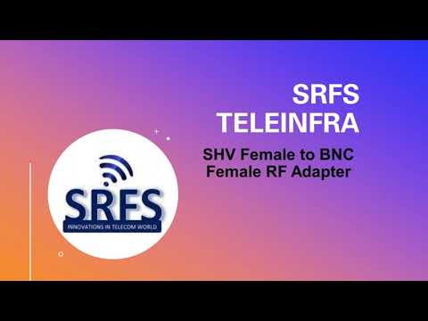 SHV Female to BNC Female RF Adapter