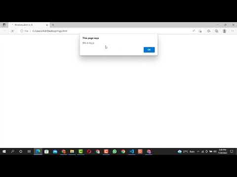 Window Alert In Js Java Script Startup