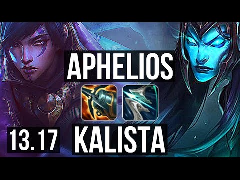 APHELIOS & Braum vs KALISTA & Alistar (ADC) | Rank 3 Aphelios, 7/3/12 | NA Challenger | 13.17