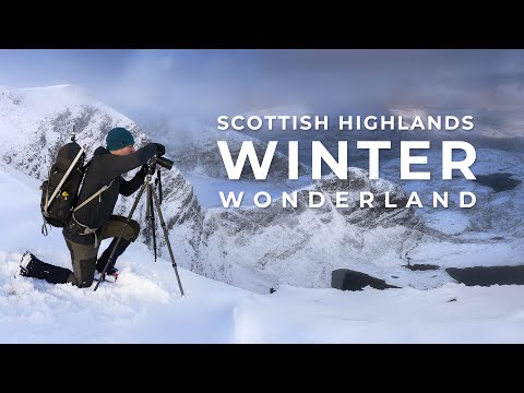 WINTER mountain photography - A PERFECT day in Scotland!