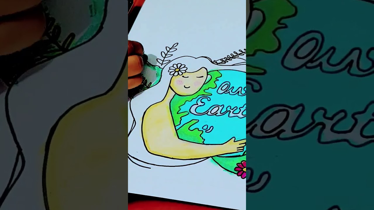 #Earth day special 🌸 Painting 🦋||Cute Painting ideas||RP~Art & Craft