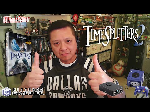 10MG Plays TimeSplitters 2 on GameCube Retro Pi 5 Testing