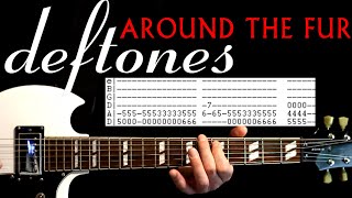 Deftones Around The Fur Guitar Lesson / Guitar Tabs / Guitar Tutorial / Guitar Chords / Guitar Cover