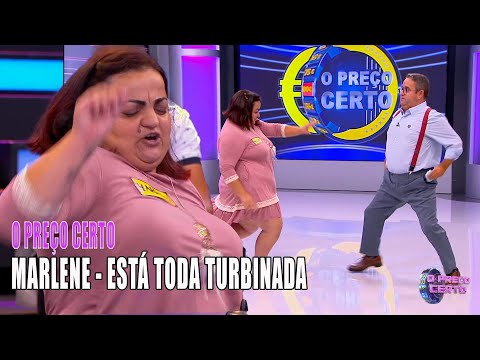 Fernando Mendes  e Marlena dançam "TÁ TURBINADA". | O Preço Certo