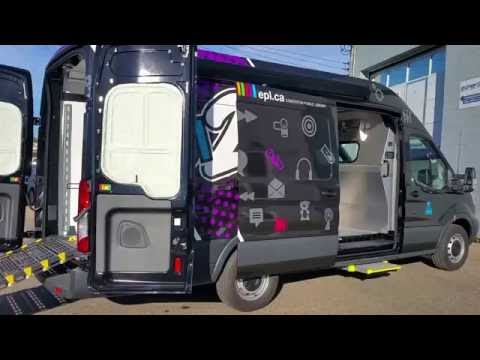 2016 Ford Transit Upfit - Van Shelving, Storage, Partition & More by Expertec.ca