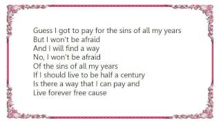 Band de Soleil - Sins of All My Years Lyrics