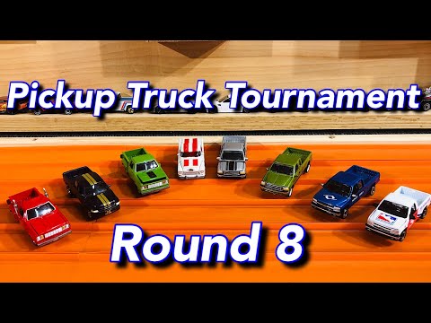 Race #30: Pickup Truck Tournament Qualifying Round 8! Johnny Lightning plus a Funny Car bonus race!