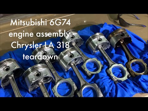 Mitsubishi 6G74 comparison, magna and Pajero, Chrysler LA 318