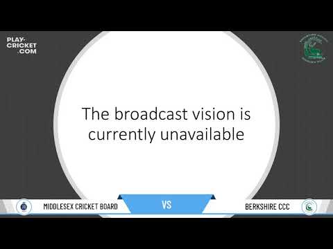 ECB Friendly - Middlesex Cricket Board U12 v Berkshire CCC U12