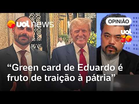Eduardo Bolsonaro conseguiu green card por 30 moedas de prata, diz Sakamoto