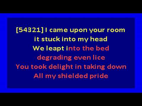 BAUHAUS -  Dark Entries  (karaoke) Live in London 24 02 1982